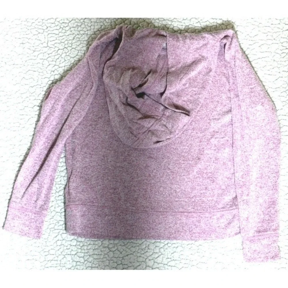 Gap‎ Kids Girls Pink Marled Knit Pullover Hoodie Sweatshirt Size S 6-7